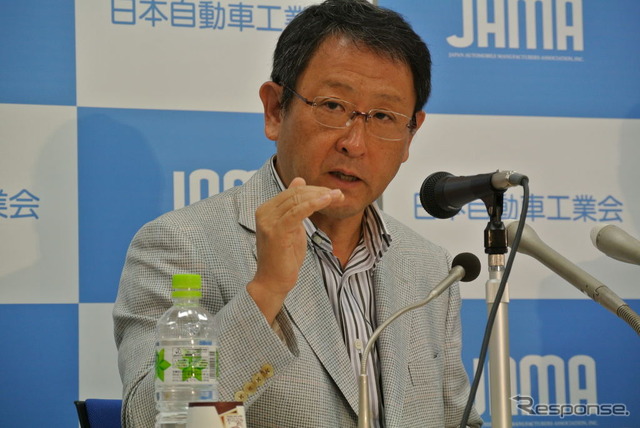 自工会豊田章男会長定例会見