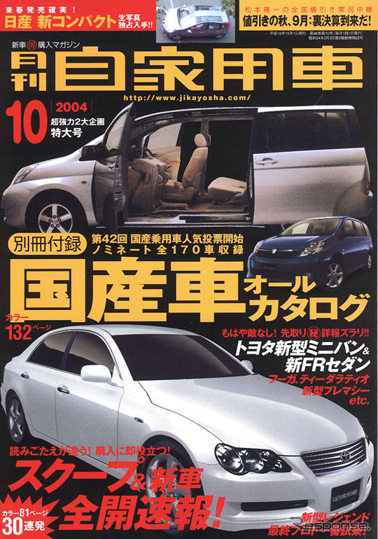 「あなたが選ぶカー・オブ・ザ・イヤー」投票開始!!