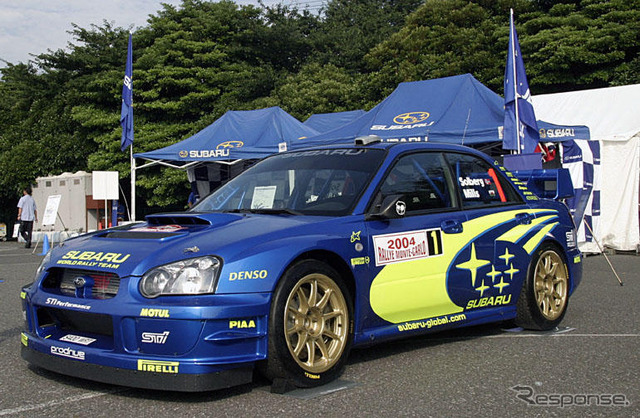 【スバルWRC歴代　写真蔵】2003インプレッサWRカー　04モンテカルロ車