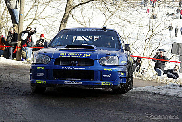 【スバルWRC歴代 写真蔵】2003インプレッサWRカー 04モンテカルロ車