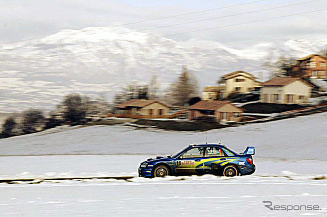 【スバルWRC歴代 写真蔵】2003インプレッサWRカー 04モンテカルロ車