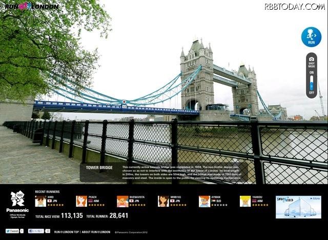 パナソニック「RUN＠LONDON」