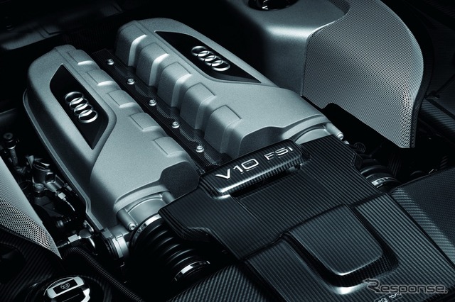 アウディR8の大幅改良モデル(R8 V10プラス)