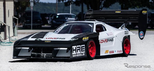 最大出力を850psへ引き上げた米国ミシガン州「LOVEFAB」のホンダ・NSX