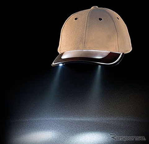 ランドポート ソーラーパネル搭載のライト付きキャップ「LED SOLAR CAP」
