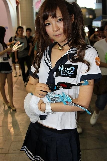 【China Joy 2012】とれたて中国美人をお届け！ゲームショウを彩るコンパニオンたち200枚(1)