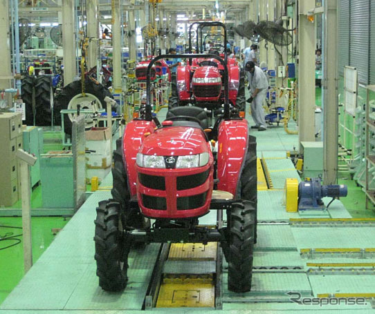タイ・ヤンマーSP トラクター工場 組み立てライン