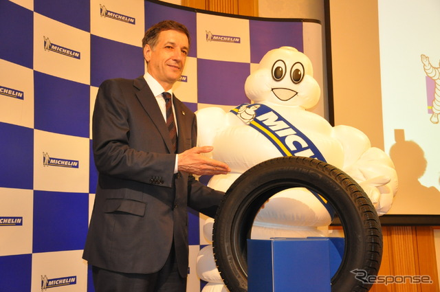 日本ミシュランタイヤ ベルナール・デルマス社長