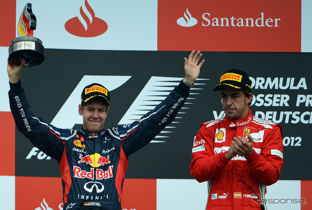 セバスチャン・ベッテル（レッドブル）（F1 ドイツGP 2012年）