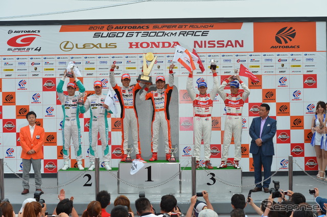 【SUPER GT 第4戦】GT500決勝、伊藤/大嶋組SC430が優勝