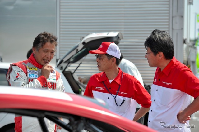 三菱 パイクスピーク参戦車両 開発のようす