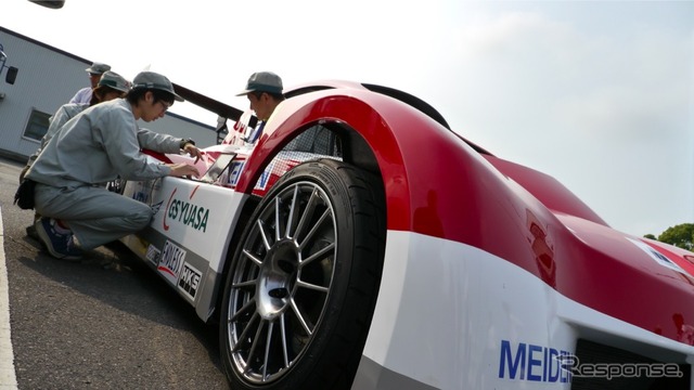 三菱 パイクスピーク参戦車両 開発のようす