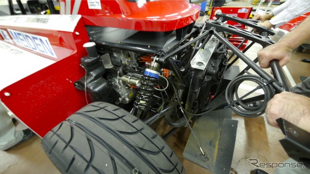 三菱 パイクスピーク参戦車両 開発のようす