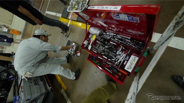 三菱 パイクスピーク参戦車両 開発のようす