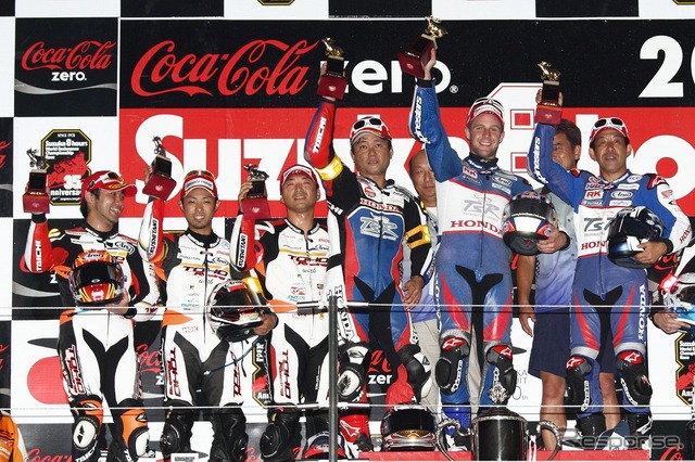 鈴鹿8耐、ブリヂストンタイヤ供給チームが7年連続優勝