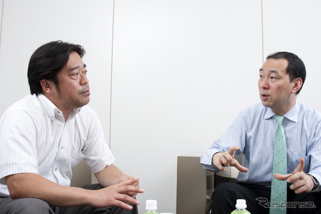 クラリオン岡田氏とキャンバスマップル山本氏