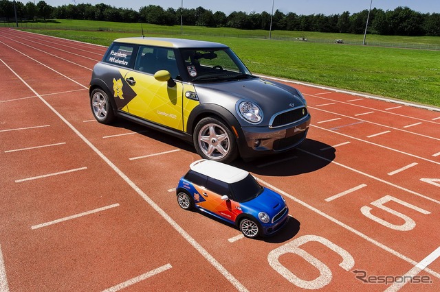 2012ロンドンオリンピックの公式車両に採用されたMINIの4分の1スケールのラジコンカー、mini MINI