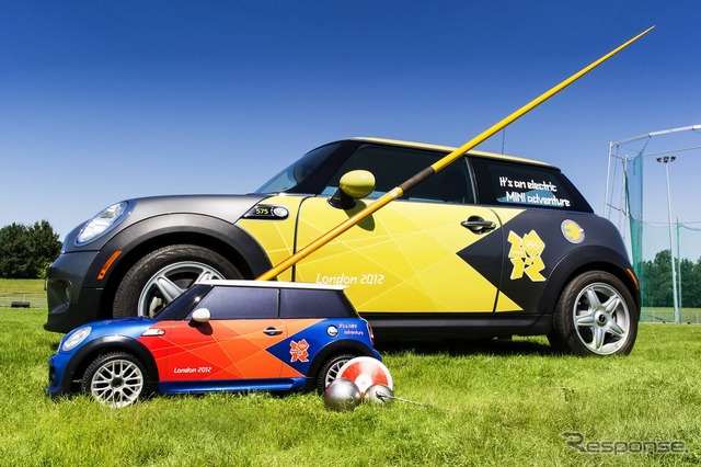 2012ロンドンオリンピックの公式車両に採用されたMINIの4分の1スケールのラジコンカー、mini MINI