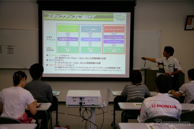 ホンダ スポーツ&エコプログラム、ベーシックスクールのようす
