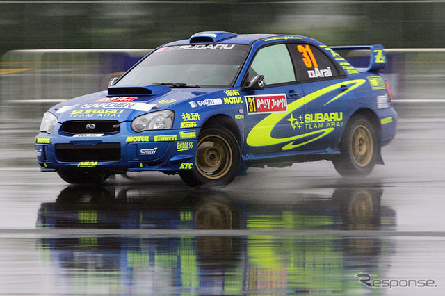 【スバルWRC】SUBARU Drive Day…その2 '05年はスペックCで参戦。頑張れ、新井!