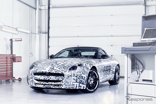 ジャガー Fタイプ の開発テスト車