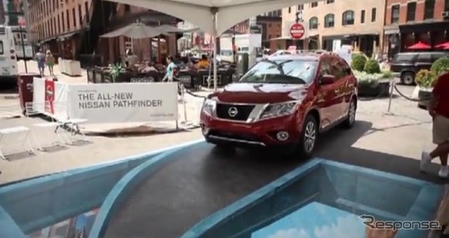 米国ニューヨークでワールドプレミアされた新型日産パスファインダー