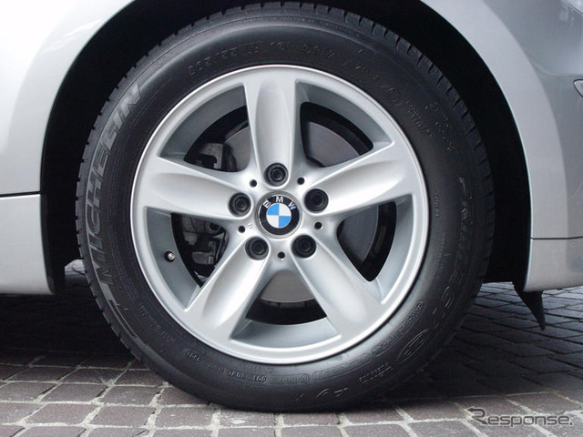 【BMW 1シリーズ発表】全車にランフラットタイヤ…星印が認定の証