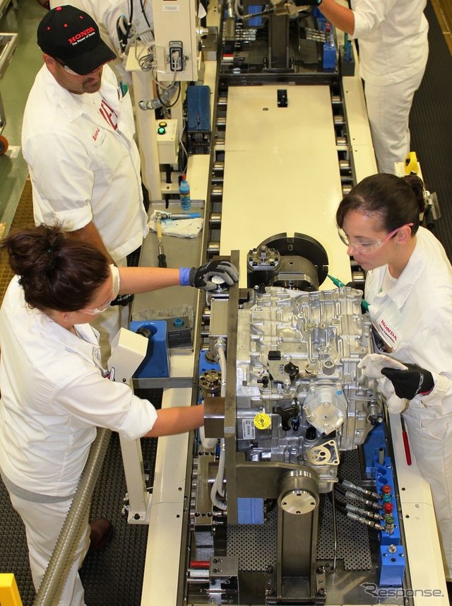 「アースドリーム」トランスミッション（CVT)の量産を開始したホンダの米国オハイオ州ラッセルズポイント工場