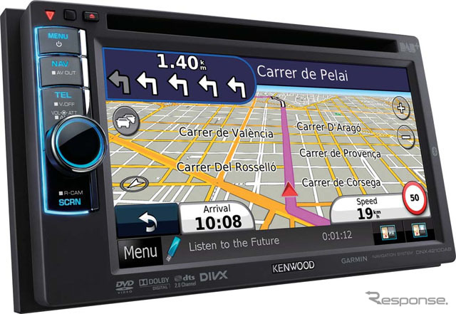 ケンウッド「DNX4210DAB」（海外モデル）