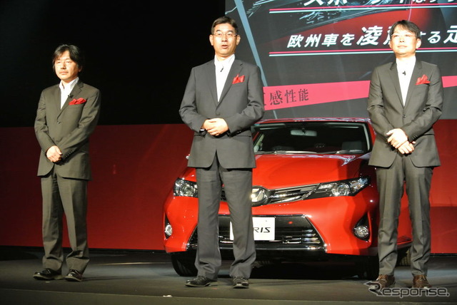 トヨタ新型オーリス発表会