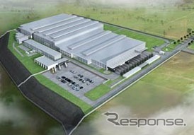 農業機械用タイヤ工場完成予想図