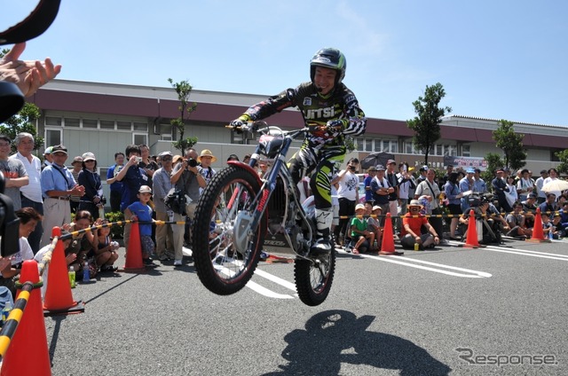 トライアル国際A級スーパークラスライダーの小川友幸選手