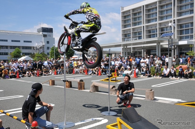 トライアル国際A級スーパークラスライダーの小川友幸選手