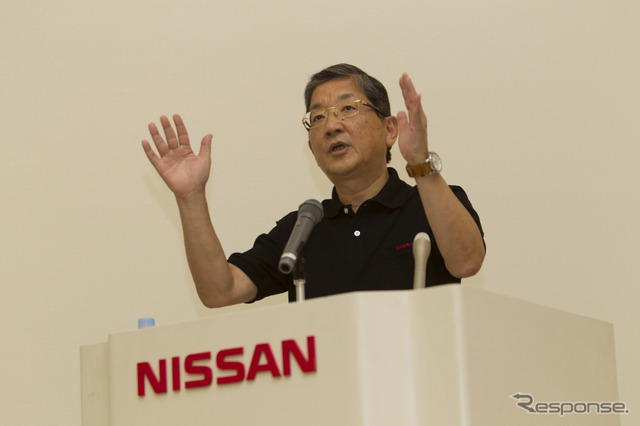 日産自動車九州(福岡県苅田町)で開いた新型『ノート』の発表会