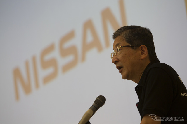 日産自動車九州(福岡県苅田町)で開いた新型『ノート』の発表会