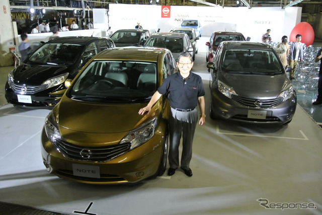 日産自動車 新型ノート発表会