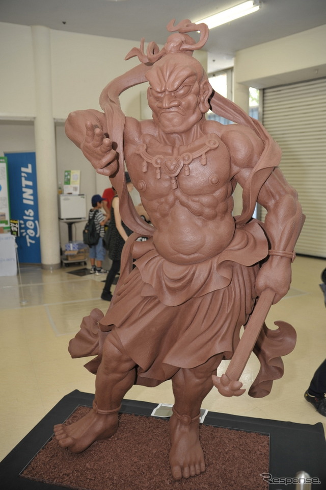 ホンダのモデラー作品「東大寺南大門 金剛力士像 吽形 模刻」
