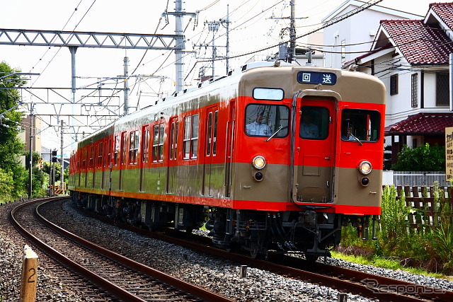 大宮まで回送される8111編成