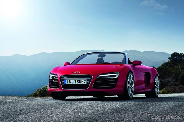 アウディR8の大幅改良モデル(R8スパイダーV10)