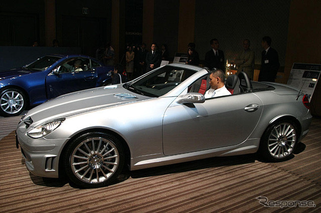 【メルセデスベンツ SLK新型発表】トランジスタ・グラマーなお嬢さん