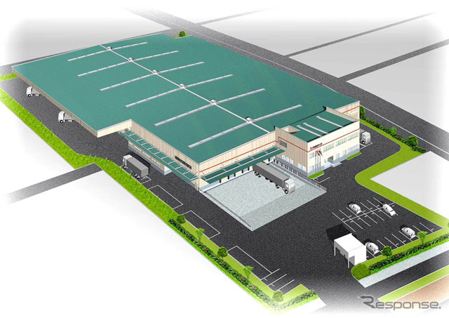 トヨタ紡織の新物流センター