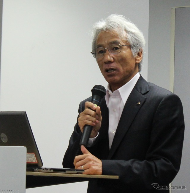 三菱自動車取締役 開発統括部門長の中尾龍吾氏