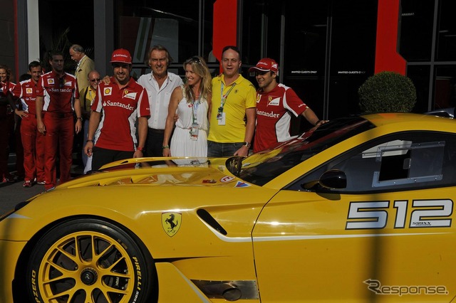 グーグル(Google)のベンジャミン・スロス副社長に引き渡されたフェラーリ599 XX EVO