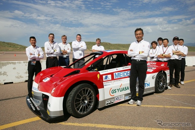 パイクスピーク2012増岡EV部門で2位