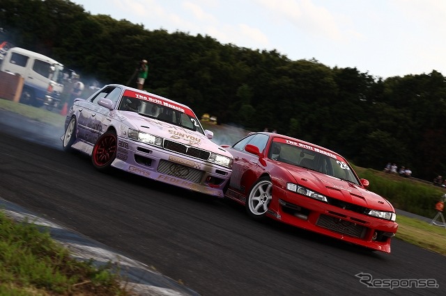 過去のドリフトマッスル 競技のようす