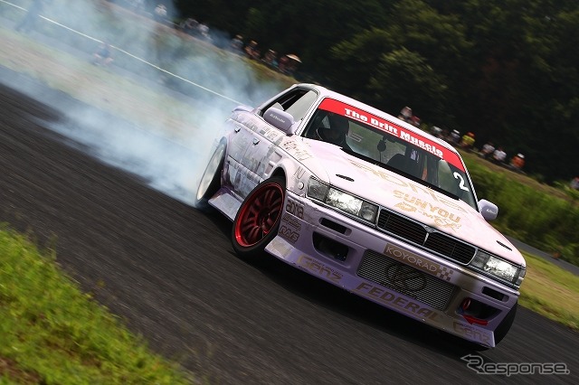 過去のドリフトマッスル 競技のようす