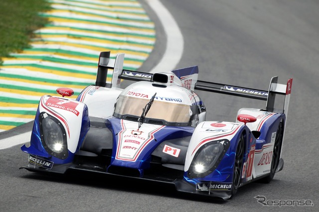 【WEC 第5戦】トヨタTS030が初のポール奪取…アウディR18 e-tronクワトロに1秒差