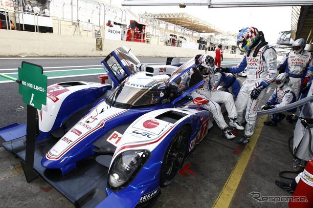 【WEC 第5戦】トヨタTS030ハイブリッドが悲願の初優勝…アウディの追撃振り切る