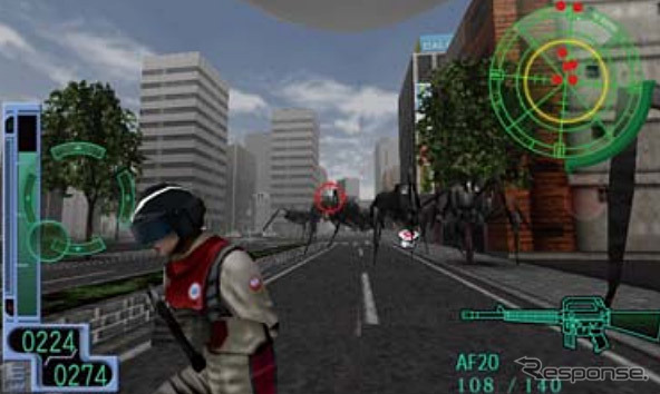 マスコットカプセル イラプションSTの使用例「地球防衛軍3D」