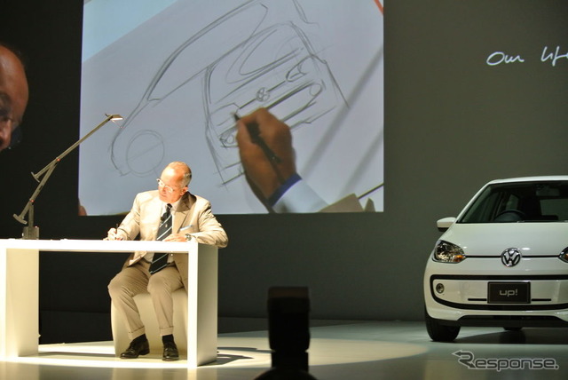 【VW up! 発表】デ・シルヴァ「プロダクトデザイン的なアプローチで生まれた」